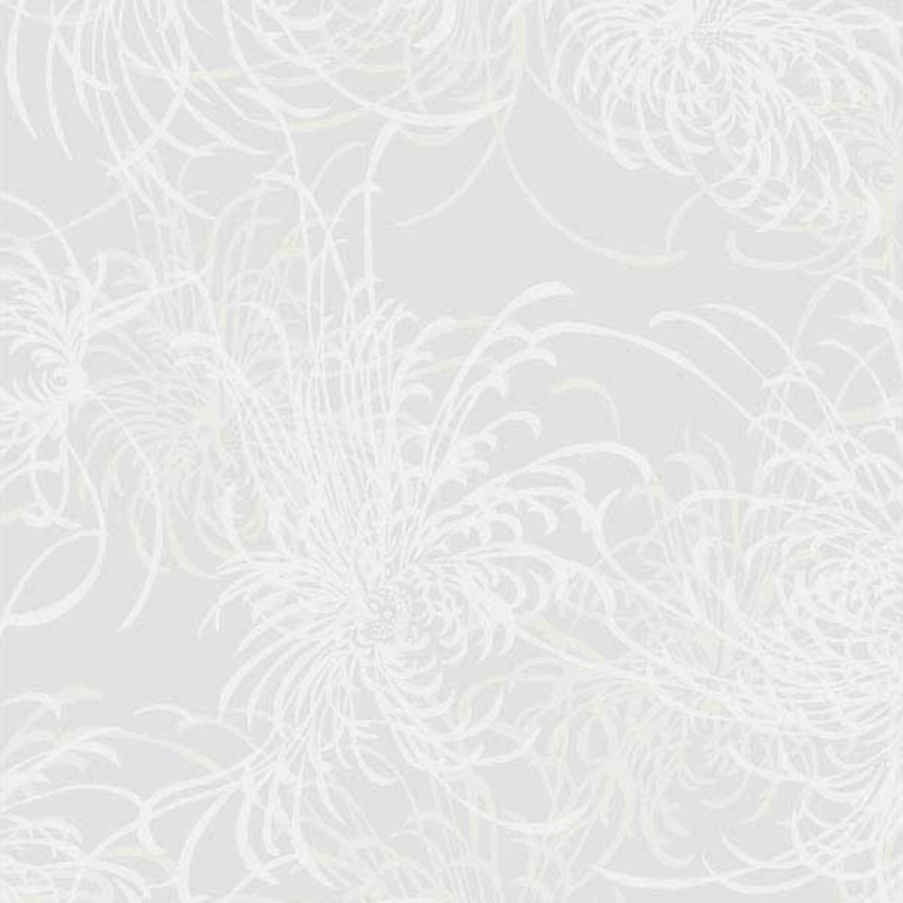 2 NEW Rolls of Collins and Company Wallpaper, Noell Floral Pattern in Off White
